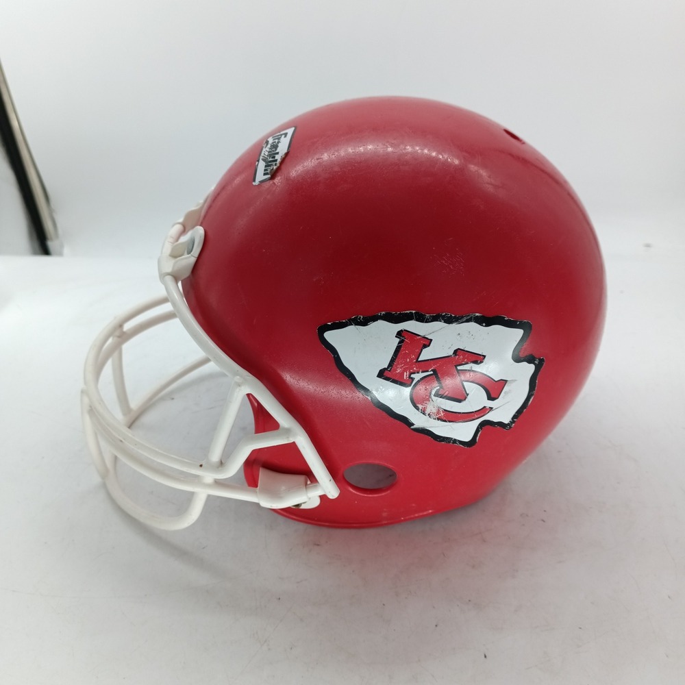 Franklin Sports Kansas City Chiefs Youth Football Helmet Red Costume Toy Display